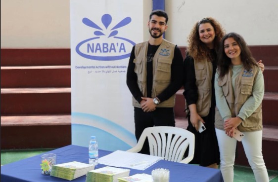 Participation of  Developmental Action Without Borders “Nabaa” in the organizations exhibition “Beyond School Walls”