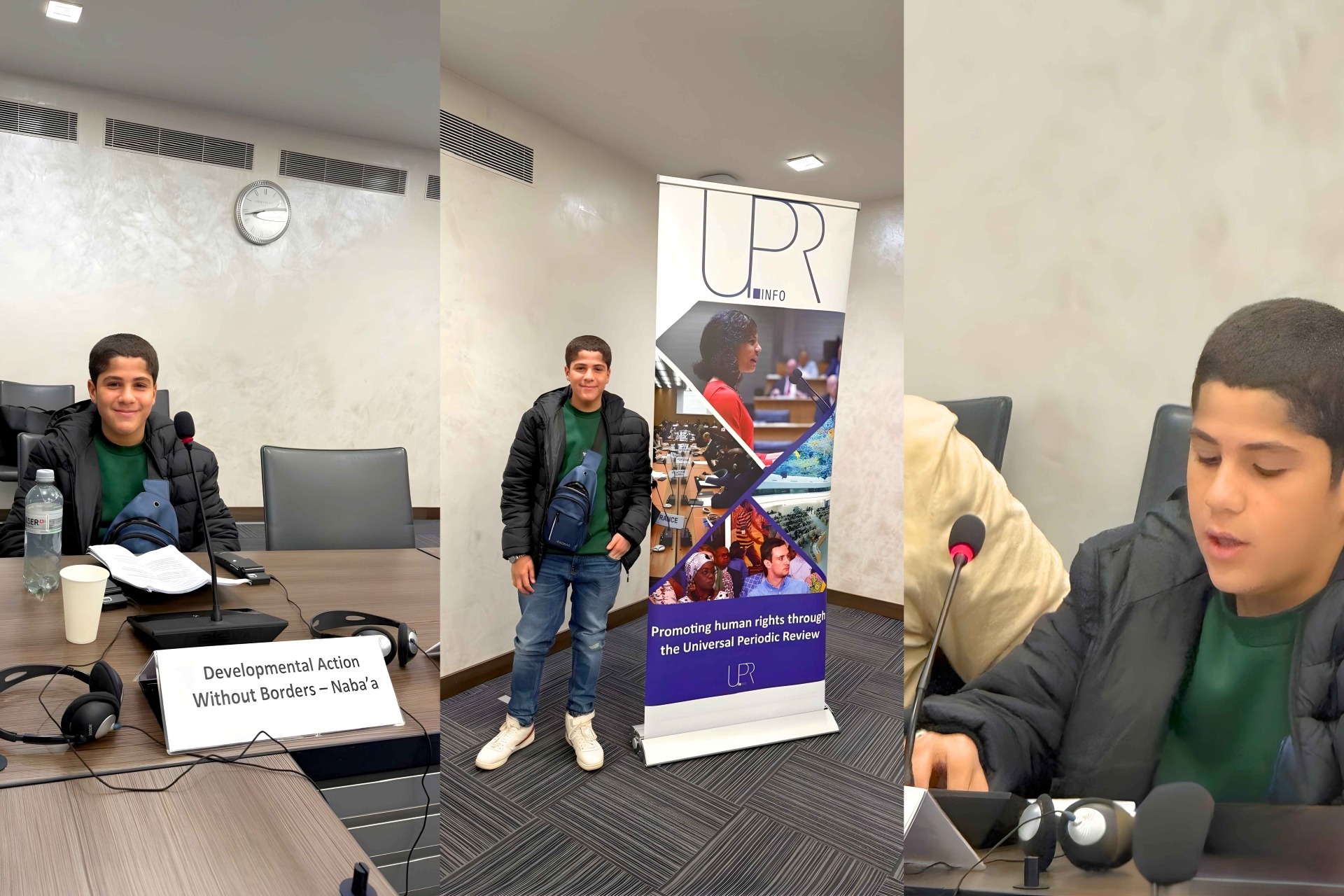 Child Ali Bakri Raises the Voices of Children in Geneva: Nabaa Calls for Protecting Children’s Rights in Lebanon